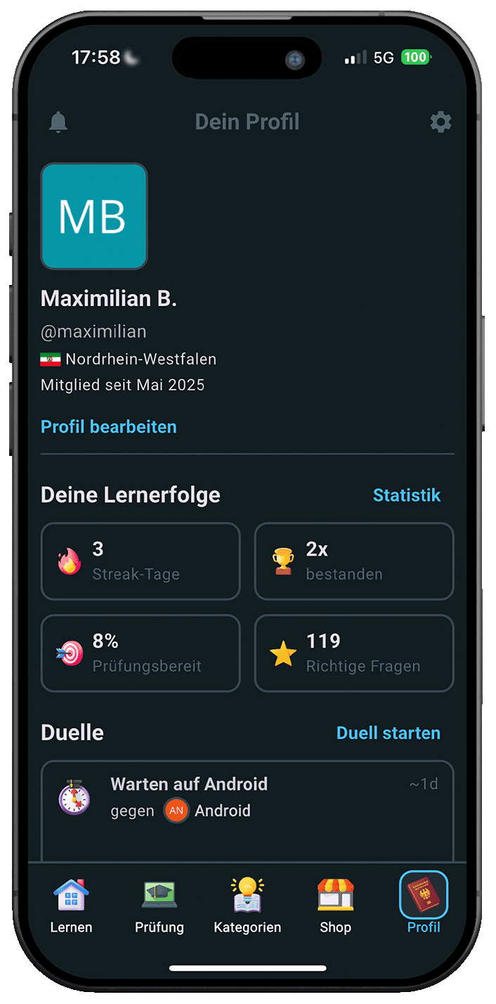 Leben in Deutschland App – Ergebnisse